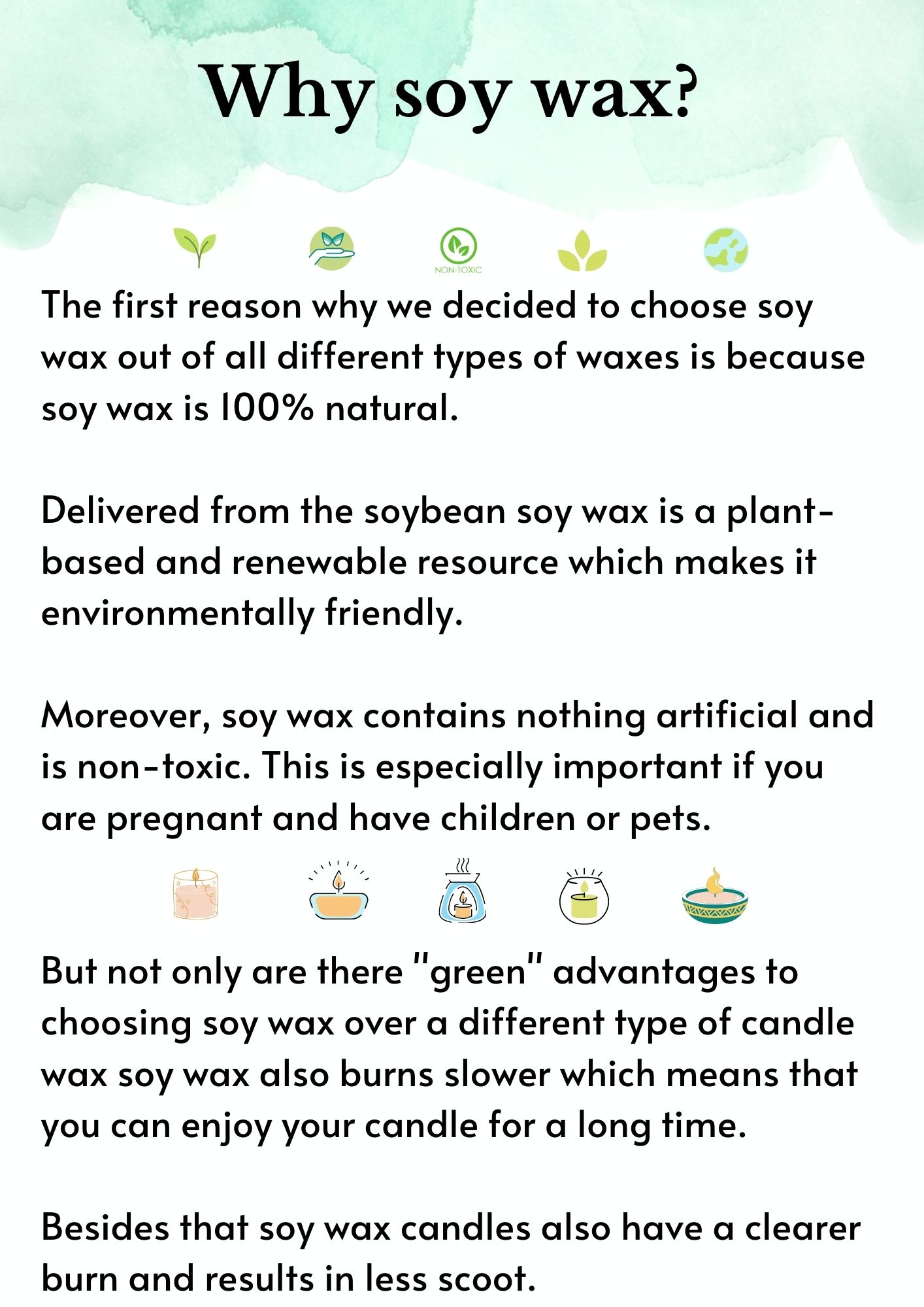 Why soy wax? paolinatural